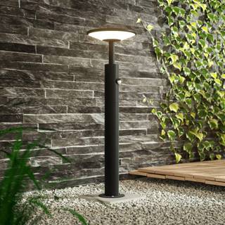Lucande Fenia LED-vejlampe, 60 cm, sensor, IP54, antracit