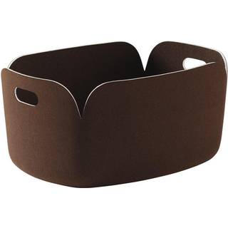 Muuto Restore Kurv L - Kurve Plast Mørkebrun - 07029