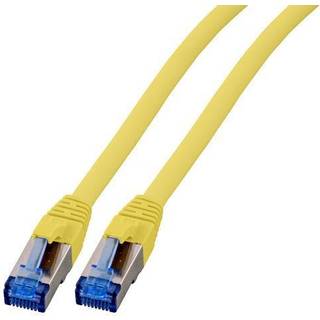 Patchkabel kat6a s/ftp lszh 0,5m gul
