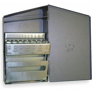 Chicago Latrobe 57804 Drill Bit Case 29 Bit kapacitet til tommer st?rrelser 1/16 """" - 1/2 """" X 64THS -trin