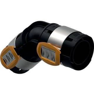 GEBERIT Flowfit bøjning 45 gr. 75 mm sort