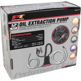 Elektrisk olieskiftpumpe / oliesuger Performance Tools Oil Extraction Pump W54170, 12 V + slanger