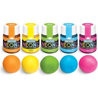 Pastafarve Neonz Sæt I - 5 x 20g, Squires Kitchen