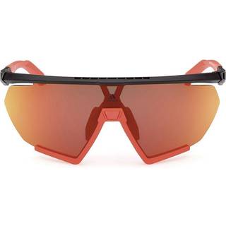 Adidas Sport Mand SP0071 CMPT AERO LI 05L Solbriller Injiceret Sort Brun Geometrisk Normal Spejl