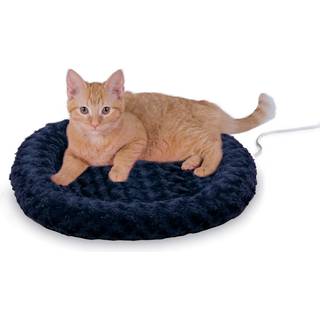 K&H Pet Products Thermo-Kitty Fashion Splash Indend?rs opvarmet katteseng opvarmet seng til hunde eller katte med aftagelig vandt?t varmeapparat