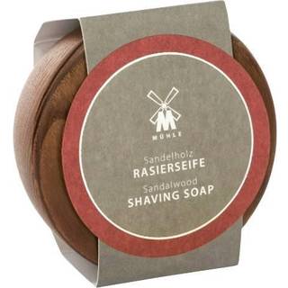 Mühle Shaving Soap Wooden Bowl Barbersæbe til mænd Sandalwood 65 g - 65 g