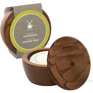 Mühle Shaving Soap Wooden Bowl Barbersæbe til mænd Aloe Vera 65 g - 65 g