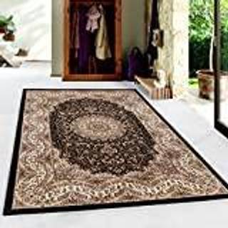 Kashmir Orientalsk tæppe Orientalisk - Sort - 200x290
