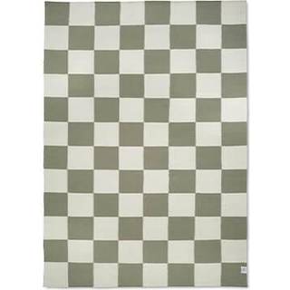 Classic Collection Tæppe Square Hvid/Grøn 250x350 cm