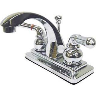 Kingston Brass KS4641NML 4 in. Centerset badev?relse vandhane poleret krom