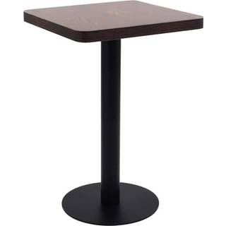 bistrobord 50x50 cm MDF mørkebrun