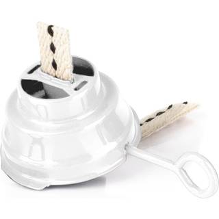 Brænder Feuerhand Burner with Wick, til 276 (Baby Special), Pure White, med væge