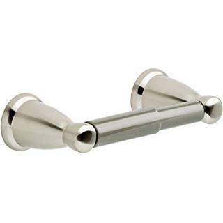 Franklin Brass Kinla (1-pakke) toiletpapirholder satin nikkelvævsrulleholder til badeværelse organisation og opbevaring Forårbelastet toiletvæv H