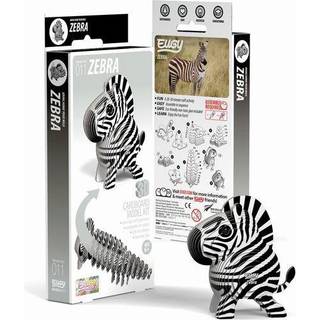 Eugy Zebra 3D-puslespil 26 Stykke Milj?venlig uddannelsesm?ssige leget?jspuslespil for drenge piger og b?rn i alderen 6+