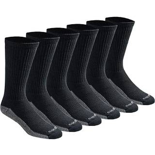 Dickies m?nds dri-tech fugtkontrolbes?tningssokker Multipack sort (6 par) skost?rrelse: 6-12