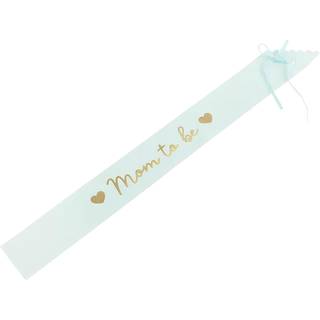 Mor i vente Sjælebånd Lys Tiffany Blå 75 cm – Fejr den kommende mor med stil