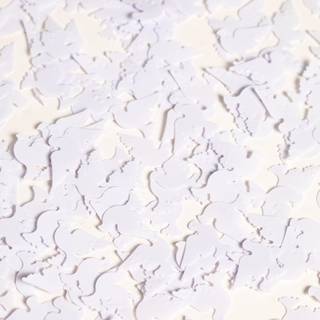 Hvide Duer/Fugle - Konfetti 14 Gram