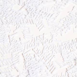 Hvid Tekst "Just Married" - Konfetti 14 Gram