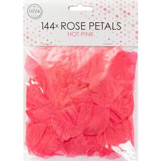 Hot pink rosenblade 144 stk.