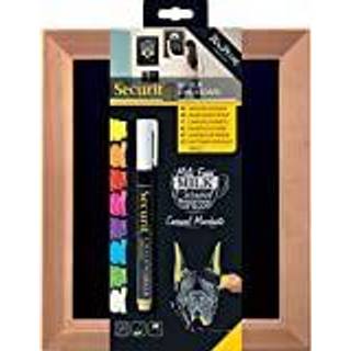 Securit Woody dobbeltsidet chalkboard 20x24cm natur