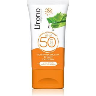 Lirene Sun care Beskyttende dagemulsion Til hals og kavalergang Aloe Vera spf 50 50 ml - 50 ml
