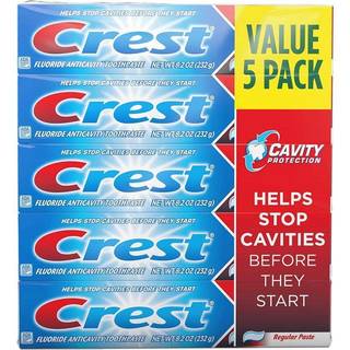 Crest tandpasta 8.2 ounce hulrum beskytter 5-pakken