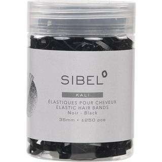 Sibel - Black Hair Ties 20 mm - 500 pcs