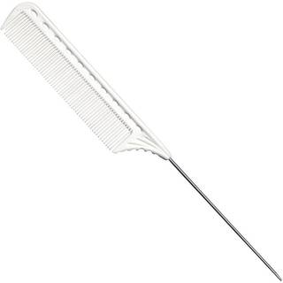 YS Park Tail Comb No. 102 White - 220 mm