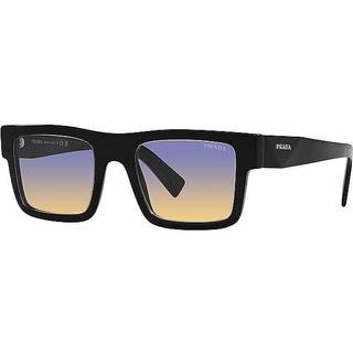 Prada Mand PR 19WS 1AB06Z Solbriller Acetat Sort Rosa Firkantet Normal Skygge