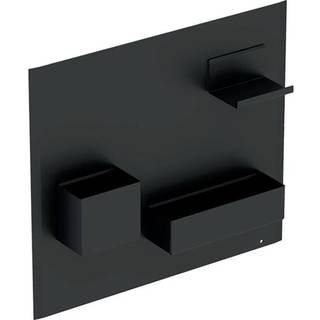 Geberit magnettavle med opbevaringskasser: lava / pulverlakeret mat, lava / pulverlakeret mat