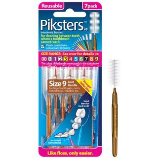 Piksters Mellemrumsbørster 7 stk. ISO 9 GOLD