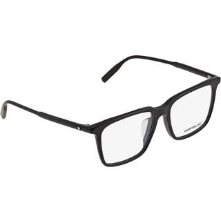 Montblanc Mand MB0011OA 001 Optiske stel Acetat Sort Transparent Firkantet