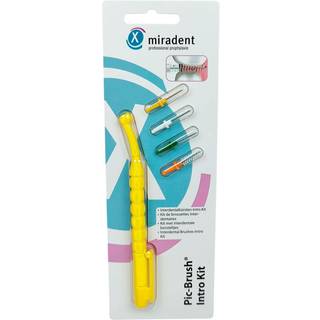 Mellemrumsbørster Mix-pakke Miradent Pic-Brush Intro Kit GUL
