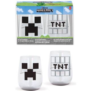 STOR Minecraft - Gift set of 2 Glasses