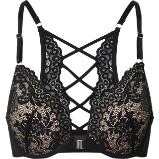 Hunkemöller Cardi BH med bøjle, sort, Størrelse: 70D, Dame