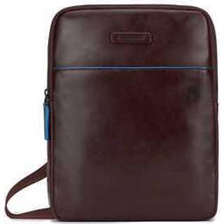 Piquadro Blue Square Revamp Crossover taske mahogni