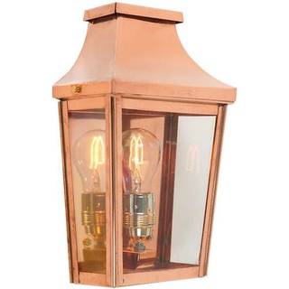 Norlys Chelsea Big væglampe, E27, IP44 - 39 x 26 cm, kobber