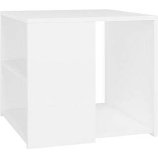 sidebord 50x50x45 cm konstrueret træ betongrå