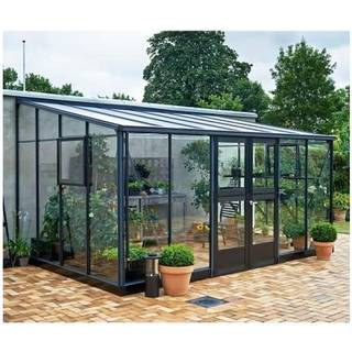 Juliana Veranda 12,9 m² antracit m/ 3 mm hærdet glas