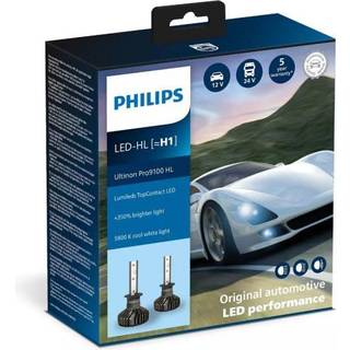Philips Ultinon Pro9100 LED H1 12/24V - Sæt