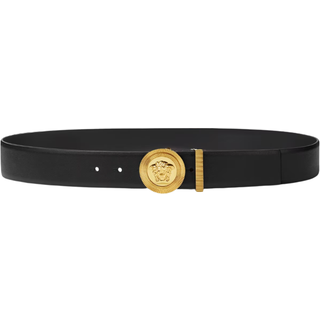 Versace Medusa Biggie leather belt - black - 80CM