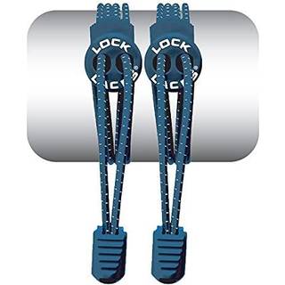 Lock Laces No Tie Shoelaces Dark Navy, OneSize