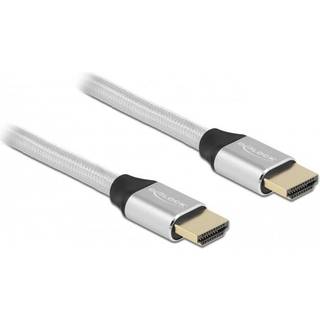 Ultra High Speed certificeret HDMI 2.1 kabel - 8K - Sølv - 1 m