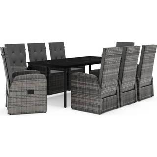 Spisebordssæt til Haven - Grå / 8