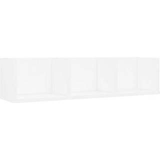 cd-reol 75x18x18 cm konstrueret træ betongrå