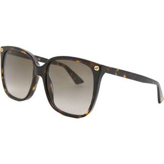Gucci GG0022S 003 57 Solbriller Kvinder Tortoiseshell - Tortoiseshell - 57mm
