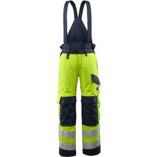 MASCOT MULTISAFE Renens vinterbukser, hi-vis gul/mørk marine - 4XL
