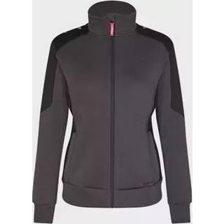 ENGEL Galaxy dame Sweat Cardigan Antrazitgrå/Tomato Red 8825-233 XL