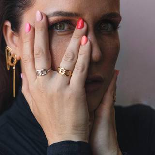 Sofie Schwartz - Ring Forgyldt - 54