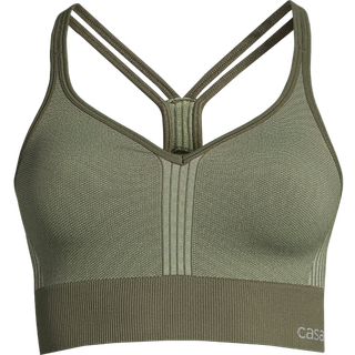 Casall Seamless Sports Top - Darkgreen - Small